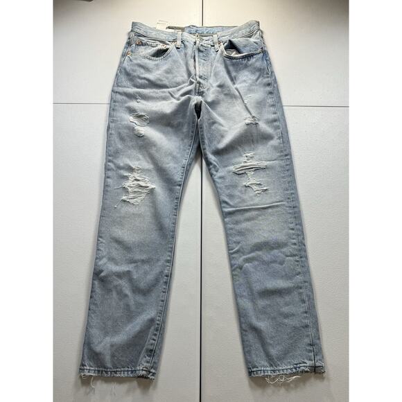 Levis 501 Jeans Men's 30x30 Original Straight Leg Button Fly Denim NWT